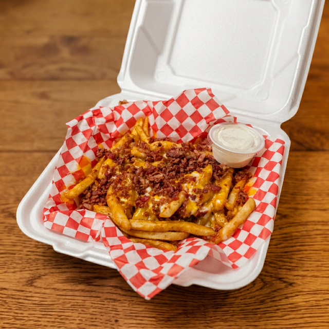 Basket Bacon Cheese Fries @.