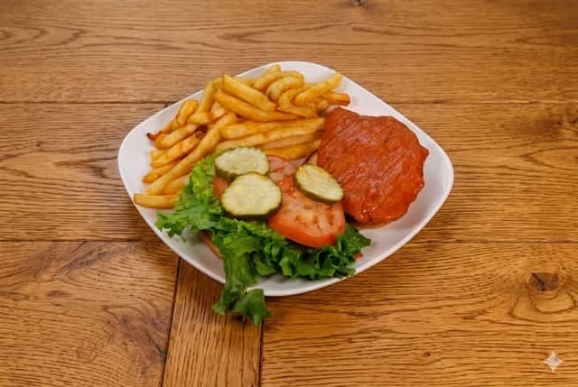 Spicy Chicken Sandwich LATE @.